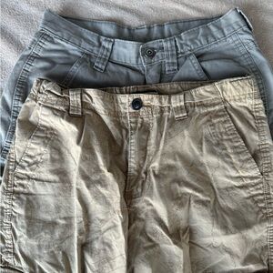 2 pair Boys cargo shorts size 16 Cherokee